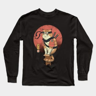 Samurai cat Long Sleeve T-Shirt